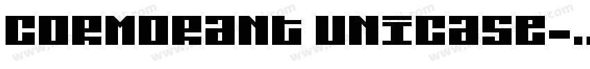 Cormorant Unicase字体转换